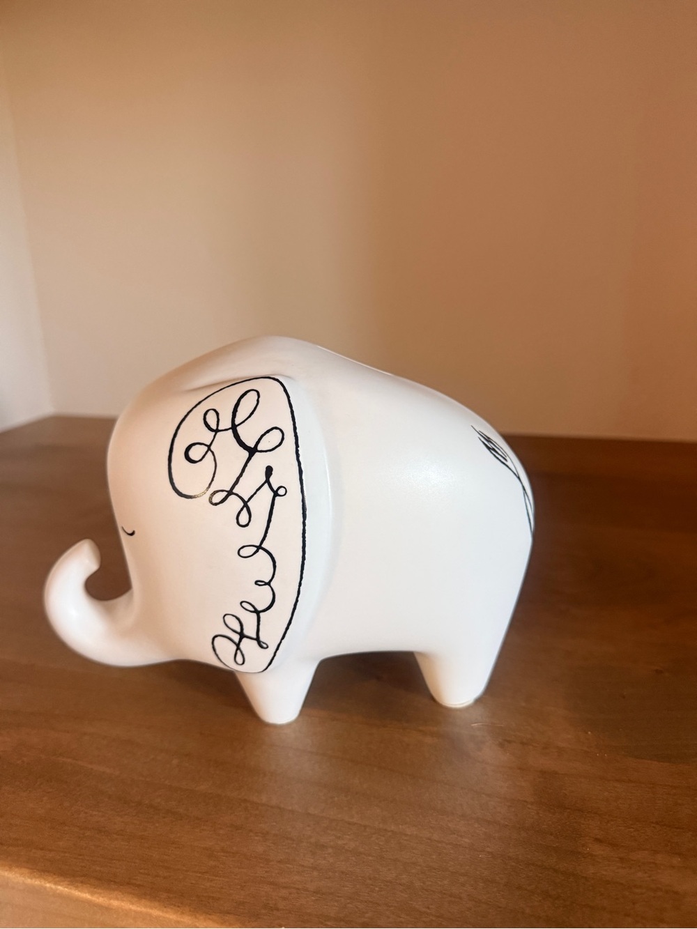 kate spade White Elephant Lennox piggy bank